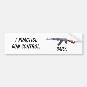 I PracticeGun Kontrolle, täglich Autoaufkleber