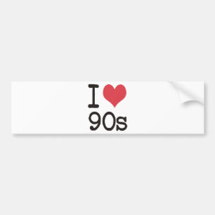 I Produkte u. Entwürfe der Liebe-90s! Autoaufkleber