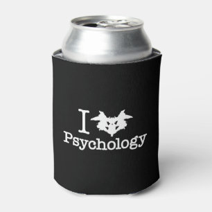I Psychologie des Herz-(Rorschach Tintenkleks) Dosenkühler