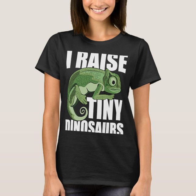 I pull up little dinosaurs  funny chameleon T-Shirt (Vorderseite)