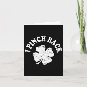 I Punch Ck Funny St Patrick's Day I Pinch Ck 1 Karte