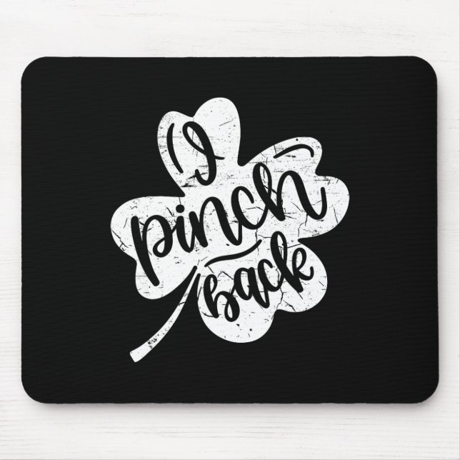I Punch Ck Funny St Patrick's Day I Pinch Ck 2 Mousepad (Vorne)