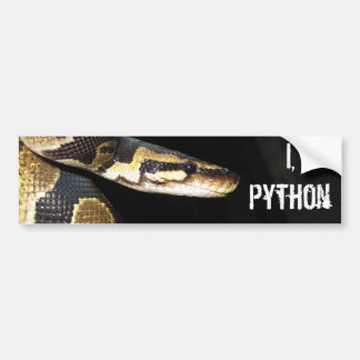 I, Pythonschlange Autoaufkleber