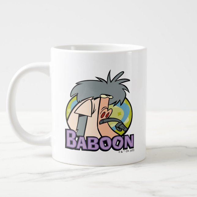 I.R. Baboon Character Abzeichen Jumbo-Tasse (Links)