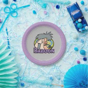 I.R. Baboon Character Abzeichen Pappteller