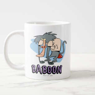 I.R. Baboon Character Graphic Jumbo-Tasse