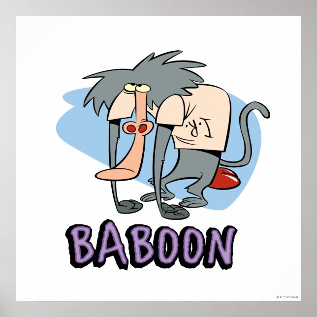 I.R. Baboon Character Graphic Poster (Vorne)