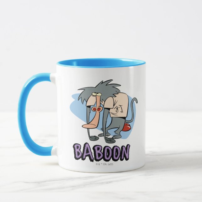 I.R. Baboon Character Graphic Tasse (Links)
