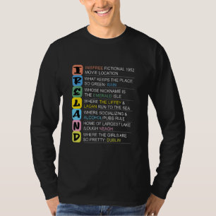 I R E L A N D wofür die Buchstaben IRELAND stehen T-Shirt