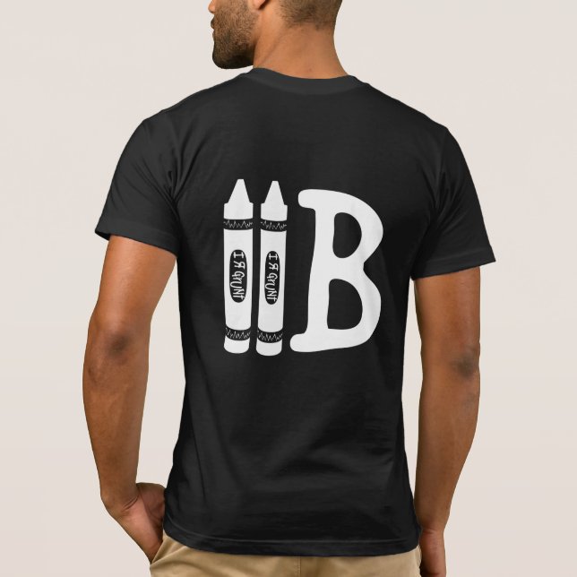 "I R GRUNT" individuell einstellbar T-Shirt (Rückseite)