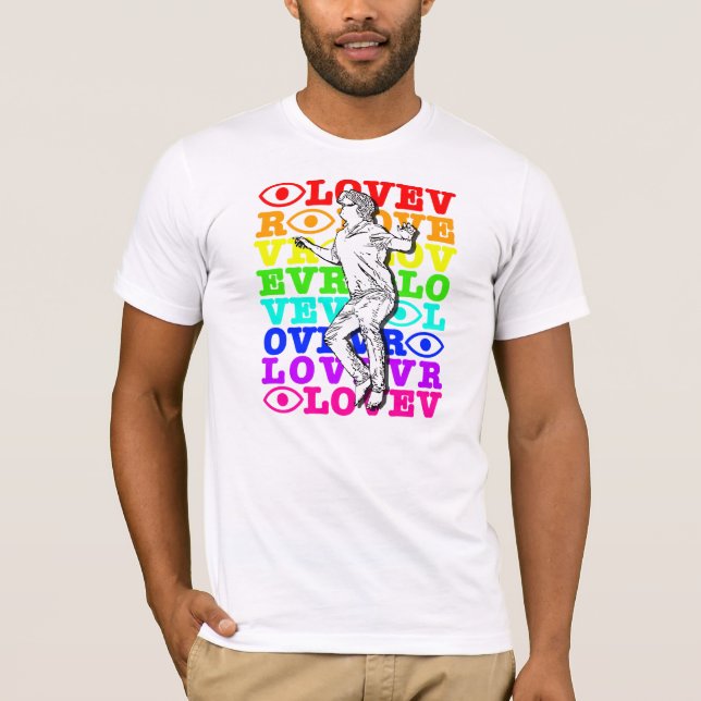 I Regenbogen-T - Shirt der Liebe-VR (Vorderseite)