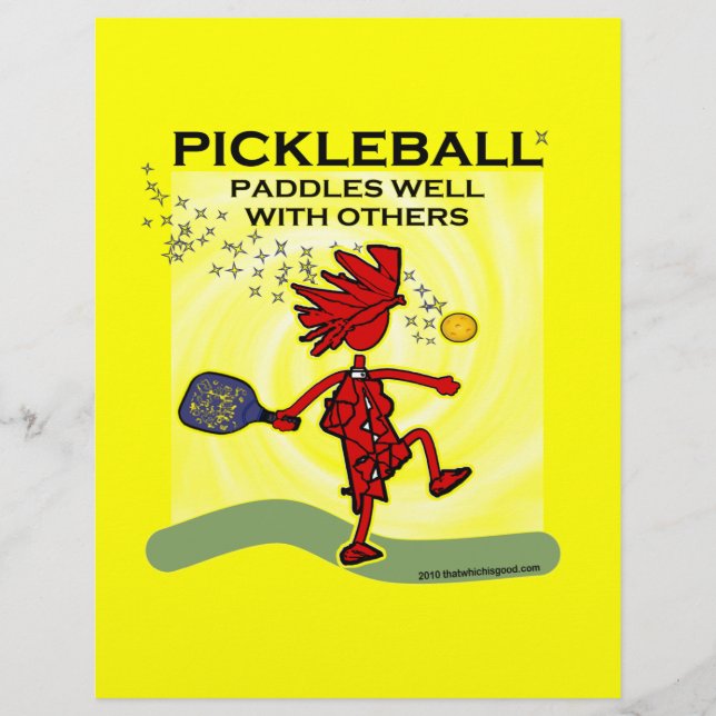 I Relief Pickleball Shirts & Geschenke Flyer (Vorne)