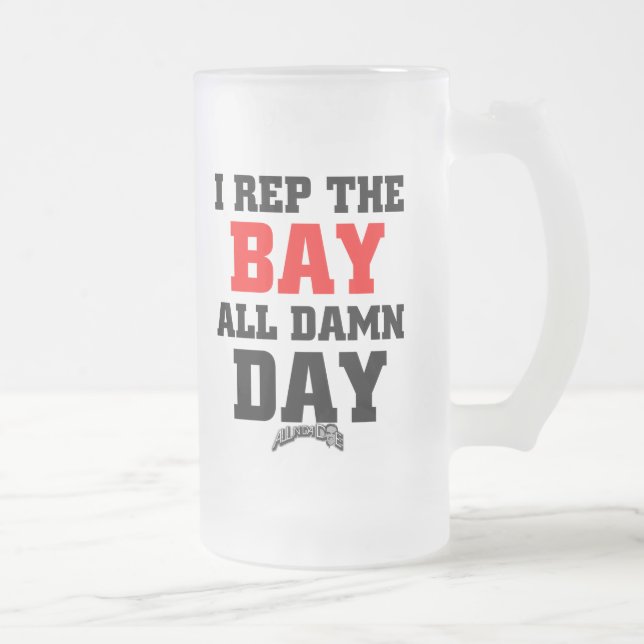 I Repräsentant die Bucht Mattglas Bierglas (Rechts)