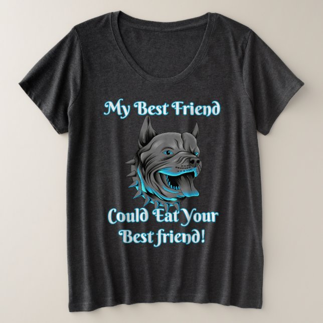 "I Rescue Hunde" Funny Dog Große Größe T-Shirt (Design vorne)