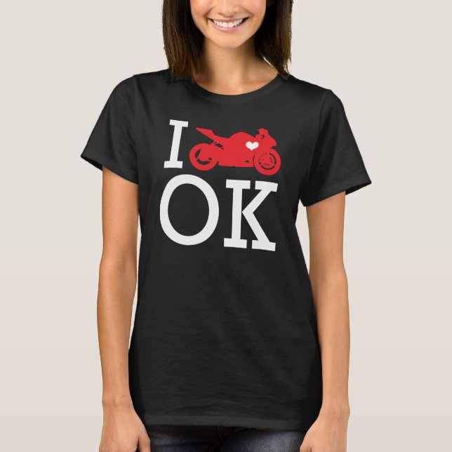 I Ride Oklahoma T-Shirt (Vorderseite)
