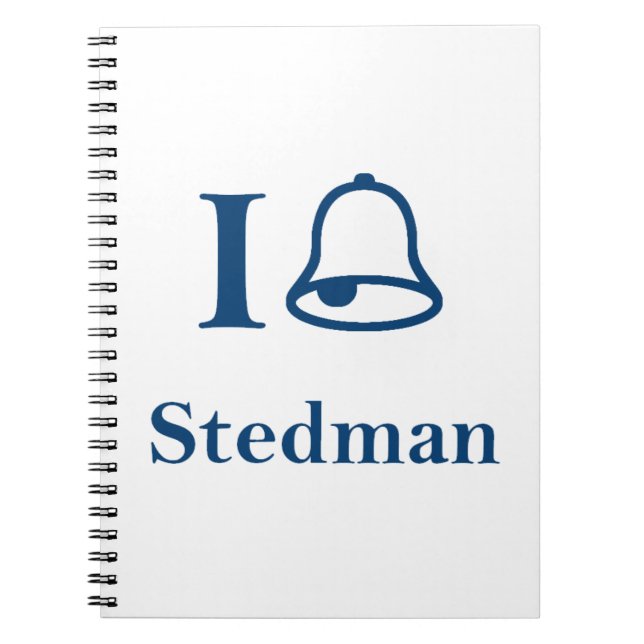 I Ring Stedman Notizblock (Vorderseite)
