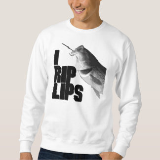 I RIP-LIPPENCrew-Hals-Strickjacke Sweatshirt