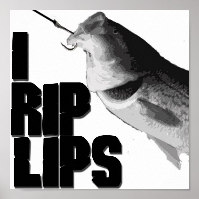 I RIP LIPS Poster (Vorne)