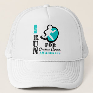 I Run For Ovarian Cancer Awareness Truckerkappe