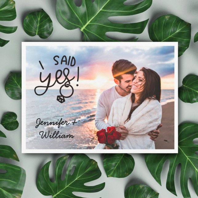 I said yes engagement QR Code 2 Foto Save The Date (Von Creator hochgeladen)