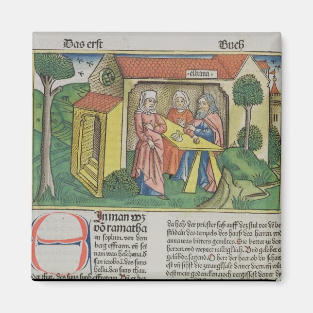 I Samuel 1:8 Elkanah tröstet Hannah, aus der 'Nu Magnet (Vorne)