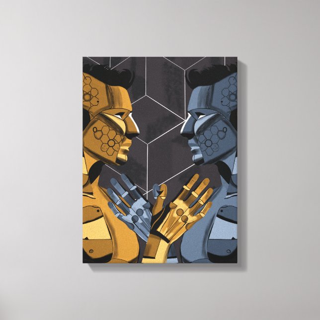 I Saw Myself I B – Self Recognition Art Leinwanddruck (Vorderseite)