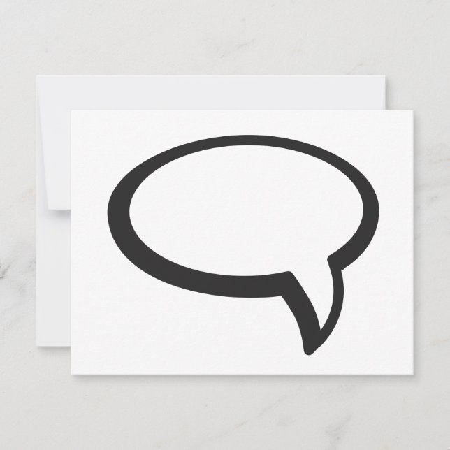 I Say. Einladung Base (Vorderseite)