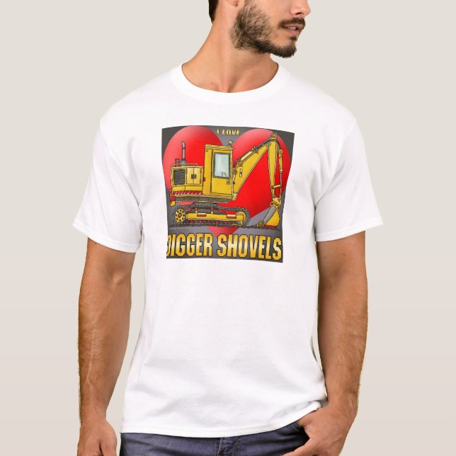 I schaufelt Liebe-Gräber den T - Shirt der Männer (Vorderseite)