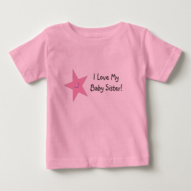 I scherzt Liebe meine Baby-Schwester Shirt (Vorderseite)