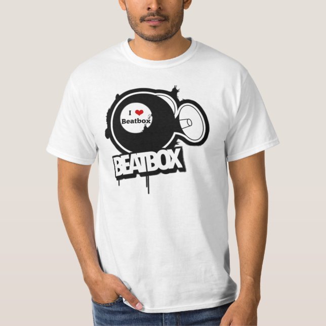 I schließt beatbox auf T-Shirt (Vorderseite)