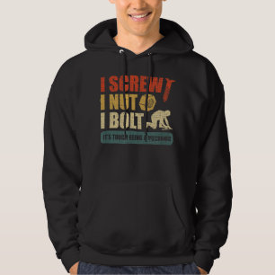 I Schrauben I Nut I Schrauben Mechanische Reparatu Hoodie