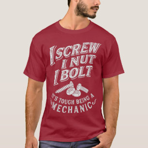 I Schraubenschraube I Nut I Bolt Funny Mechanic Vi T-Shirt