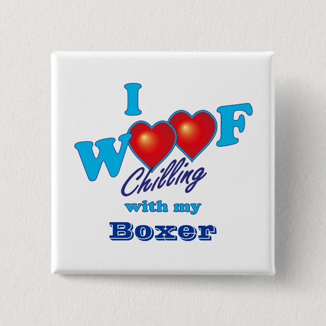 I Schuss-Boxer Button (Vorderseite)