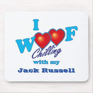 I Schuss-Jack Russell Mousepad