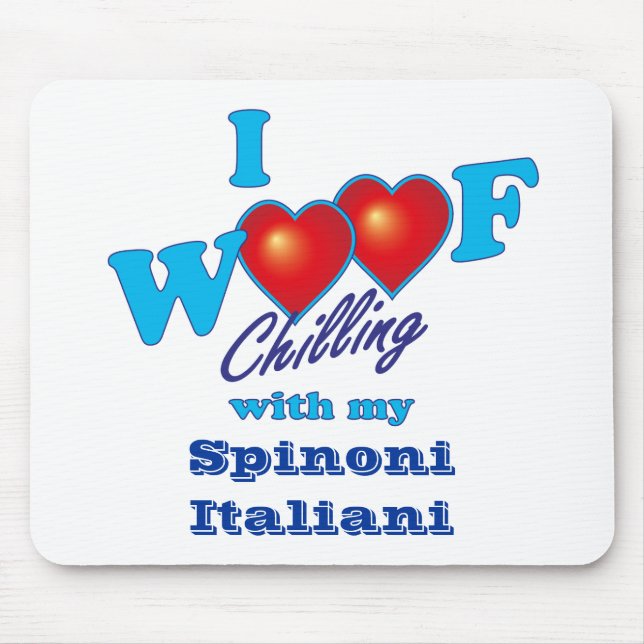 I Schuss Spinone Italiano Mousepad (Vorne)