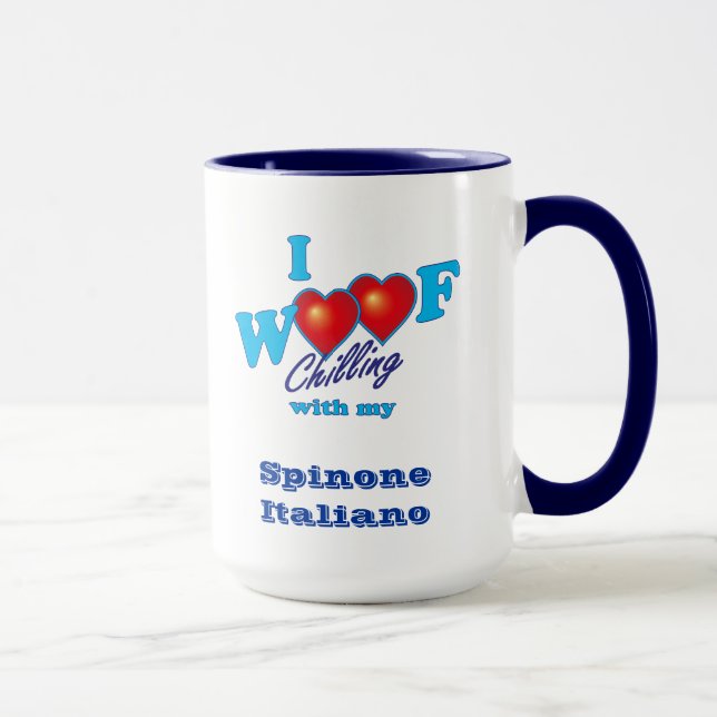 I Schuss Spinone Italiano Tasse (Rechts)