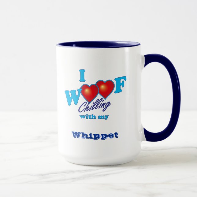 I Schuss Whippet Tasse (Rechts)
