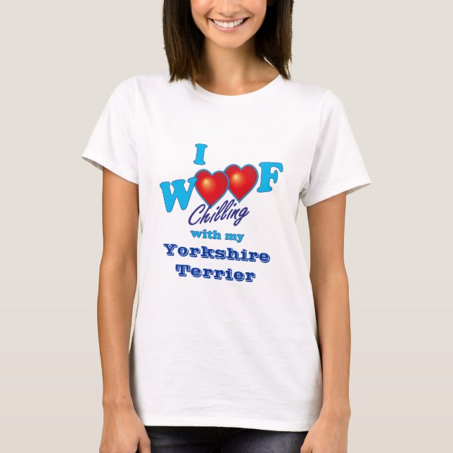 I Schuss Yorkshire Terrier T-Shirt (Vorderseite)