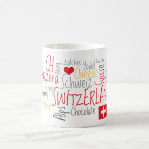 I Schweizer Lieblingssachen der Liebe-Schweiz Tasse