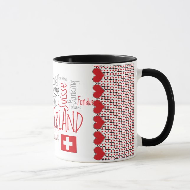 I Schweizer Lieblingssachen der Liebe-Schweiz Tasse (Rechts)