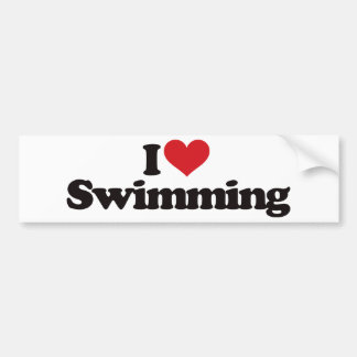 I schwimmende Liebe Autoaufkleber