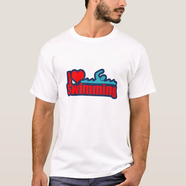I schwimmende Liebe T-Shirt (Vorderseite)
