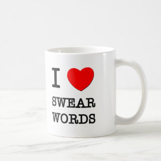 I schwören Liebe Wörter Tasse