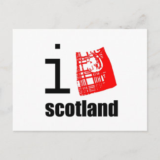 i-scotland_kilt postkarte