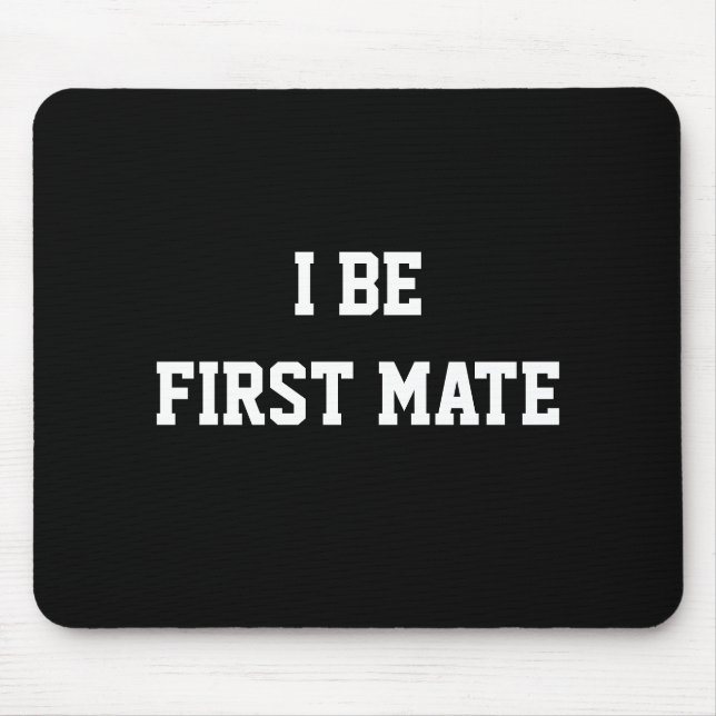 I seien Sie erster Kamerad. Schwarzweiss. Mousepad (Vorne)
