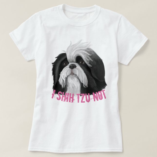 I Shih Tzu Not T-Shirt (Design vorne)