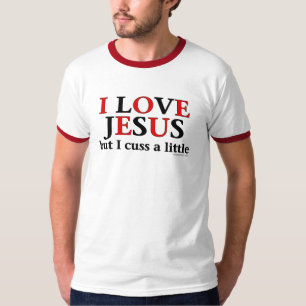 I Shirts Liebe-Jesuss [aber ich fluchen wenig]