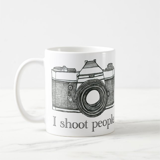 I Shoot (Fotografie) Menschen Tasse (Links)