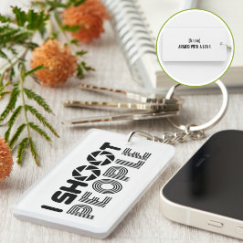 I shoot people funny photographer lover quote schlüsselanhänger