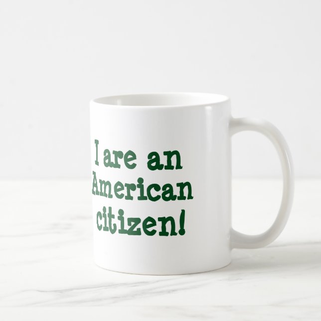 I sind ein amerikanischer Staatsbürger! Tasse (Rechts)